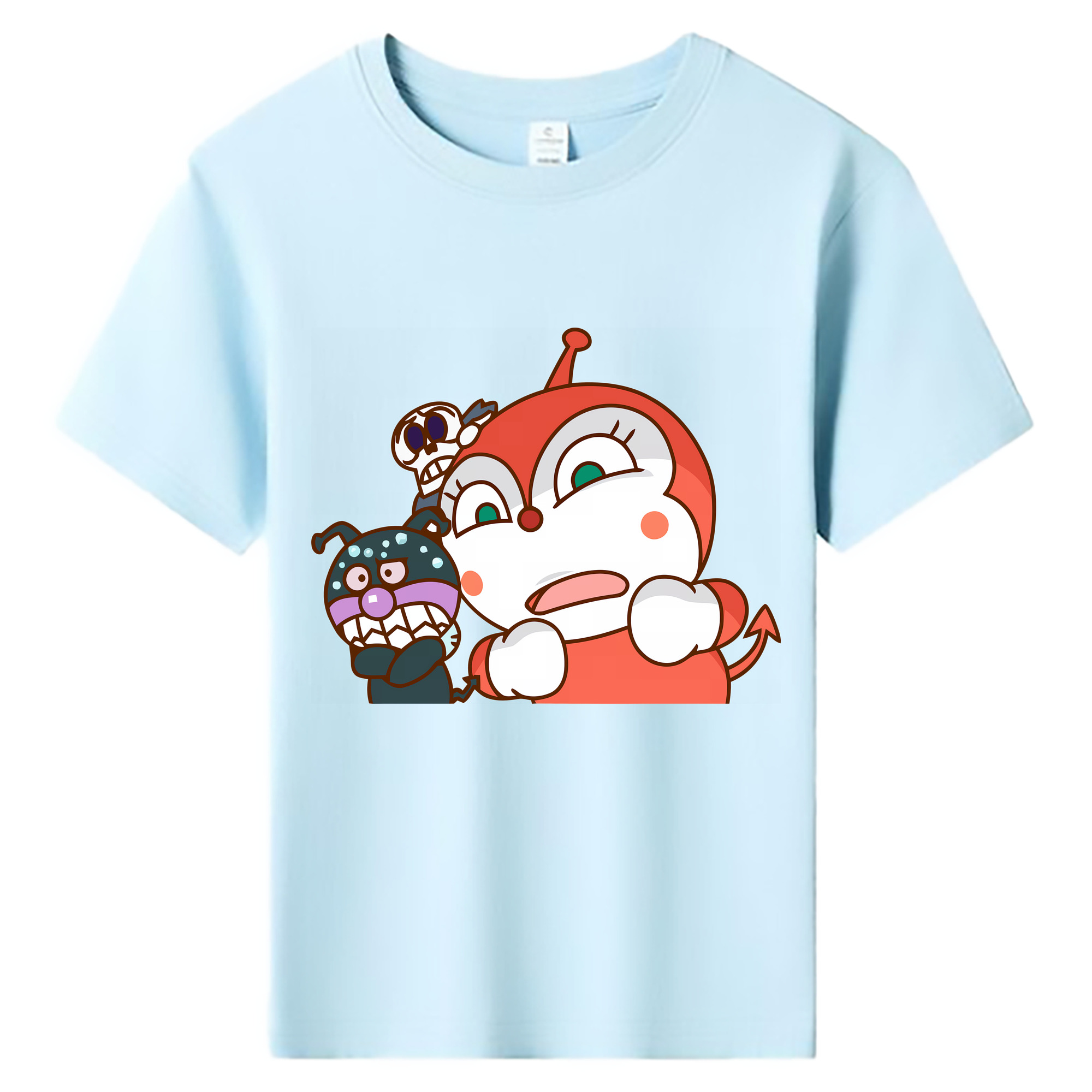 （画像用） アンパンマン Anpanman 綿100％キッズTシャツ（フロントプリント）